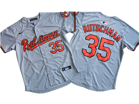 Baltimore Orioles #35 Adley Rutschman Gray Limited Jersey