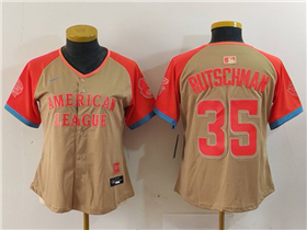 American League #35 Adley Rutschman Women's Cream 2024 MLB All-Star Game Limited Jersey