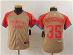 American League #35 Adley Rutschman Youth Cream 2024 MLB All-Star Game Limited Jersey