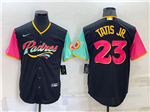 San Diego Padres #23 Fernando Tatís Jr. Black 2022 City Connect Jersey