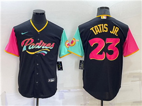 San Diego Padres #23 Fernando Tatís Jr. Black 2022 City Connect Jersey