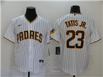 San Diego Padres #23 Fernando Tatís Jr. White Cool Base Jersey