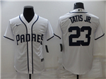 San Diego Padres #23 Fernando Tatís Jr. White Cool Base Jersey