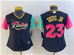 San Diego Padres #23 Fernando Tatís Jr. Women's Black City Connect Cool Base Jersey