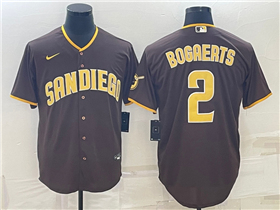 San Diego Padres #2 Xander Bogaerts Brown Cool Base Jersey