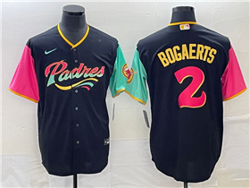 San Diego Padres #2 Xander Bogaerts Black 2022 City Connect Jersey