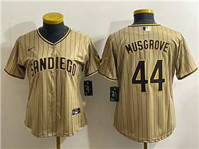 San Diego Padres #44 Joe Musgrove Women's White Cool Base Jersey