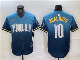 Philadelphia Phillies #10 J.T. Realmuto Blue 2024 City Connect Limited Jersey