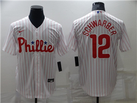 Philadelphia Phillies #12 Kyle Schwarber White Jersey