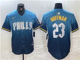 Philadelphia Phillies #23 Jeff Hoffman Blue 2024 City Connect Limited Jersey