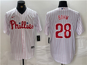 Philadelphia Phillies #28 Alec Bohm White Limited Jersey