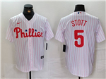 Philadelphia Phillies #5 Bryson Stott  White Limited Jersey