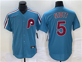 Philadelphia Phillies #5 Bryson Stott Light Blue Jersey