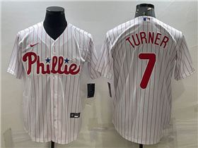 Philadelphia Phillies #7 Trea Turner White Jersey