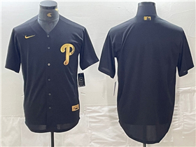 Philadelphia Phillies Black Gold Team Jersey