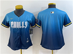 Philadelphia Phillies Women's Blue 2024 City Connect Limited Team Jersey