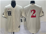 Texas Rangers #2 Marcus Semien Cream 2023 City Connect Jersey