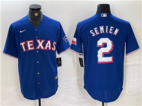 Texas Rangers #2 Marcus Semien Royal Blue Limited Jersey