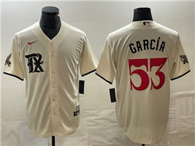 Texas Rangers #53 Adolis Garcia Cream 2023 City Connect Jersey