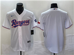 Texas Rangers White Cool Base Team Jersey