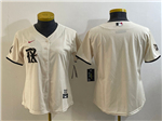 Texas Rangers Women's Cream 2023 City Connect Team Jersey