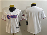 Texas Rangers Women's White Cool Base Team Jersey