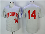 Cincinnati Reds #14 Pete Rose 1969 Throwback Gray Jersey