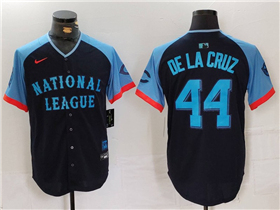 National League #44 Elly De La Cruz Navy 2024 MLB All-Star Game Limited Jersey