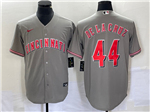 Cincinnati Reds #44 Elly De La Cruz Gray Cool Base Jersey