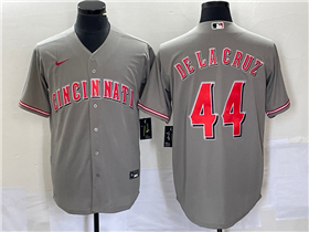 Cincinnati Reds #44 Elly De La Cruz Gray Cool Base Jersey