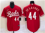 Cincinnati Reds #44 Elly De La Cruz Red Cool Base Jersey