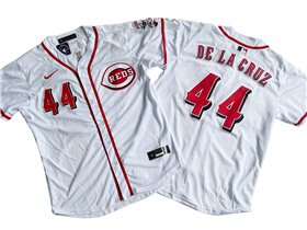 Cincinnati Reds #44 Elly De La Cruz White Limited Jersey