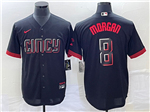 Cincinnati Reds #8 Joe Morgan Black 2023 City Connect Jersey