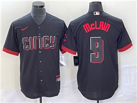 Cincinnati Reds #9 Matt McLain Black 2023 City Connect Jersey