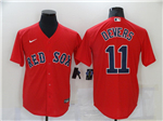 Boston Red Sox #11 Rafael Devers Red Cool Base Jersey