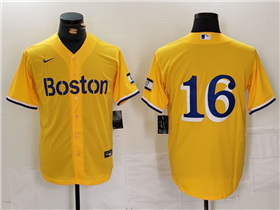 Boston Red Sox #16 Jarren Duran Gold City Connect Limited Jersey