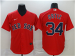 Boston Red Sox #34 David Ortiz Red Cool Base Jersey