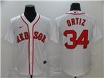 Boston Red Sox #34 David Ortiz White Cool Base Jersey