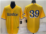 Boston Red Sox #39 Christian Arroyo Gold 2021 City Connect Jersey