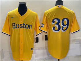 Boston Red Sox #39 Christian Arroyo Gold 2021 City Connect Jersey