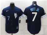 Kansas City Royals #7 Bobby Witt Jr. 2022 Navy City Connect Jersey