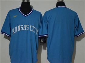 Kansas City Royals Blue Cooperstown Collection Cool Base Team Jersey