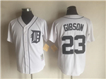 Detroit Tigers #23 Kirx Gibson 1984 Throwback White Jersey