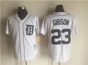 Detroit Tigers #23 Kirx Gibson 1984 Throwback White Jersey