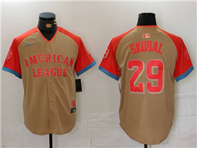 Detroit Tigers #29 Tarik Skubal Cream 2024 MLB All-Star Game Limited Jersey