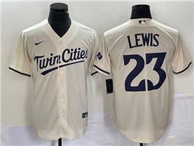 Minnesota Twins #23 Royce Lewis 2023 Alternate Cream Cool Base Jersey