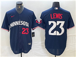 Minnesota Twins #23 Royce Lewis Alternate Navy Limited Jersey