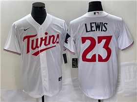 Minnesota Twins #23 Royce Lewis 2023 White Cool Base Jersey