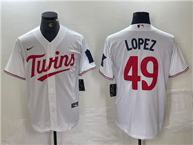 Minnesota Twins #49 Pablo López White Limited Jersey