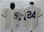 Chicago White Sox #24 Yasmani Grandal White 2021 Field of Dreams Cool Base Jersey 